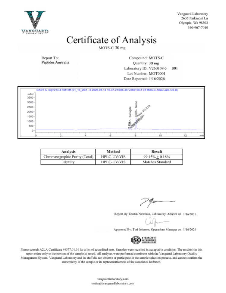 Mots-c Peptide Australia